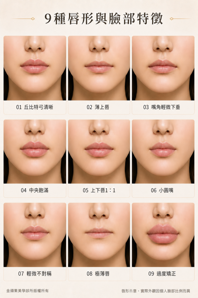 Lip shapes with hyaluronic acid filler