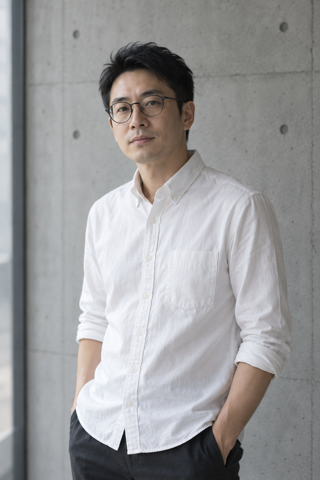 專案建築師陳冠宇的半身肖像