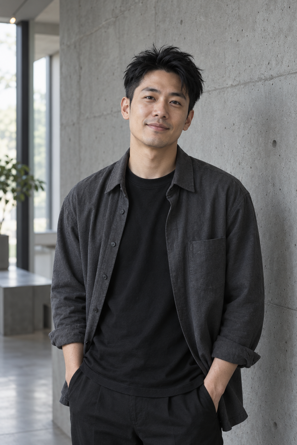 室內設計師李承翰的半身肖像