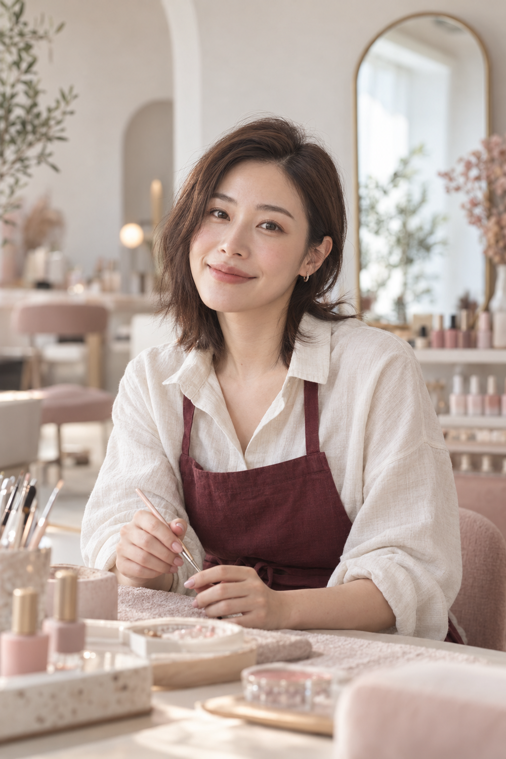 美甲主理人林以涵的肖像